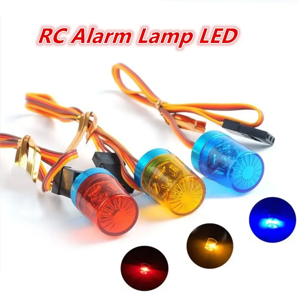 Multi-function Flashing Rotating LED Light Bar Police Alarming Lamp for 1:14 Tamiya 1:10 RC Crawler Car Engineering Truck Parts