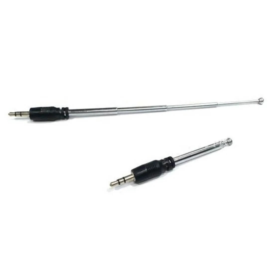 

2pcs MP3 Telescopic Antenna 4-sections AM FM Radio Antenna 7cm 5dbi Audio Aerial New