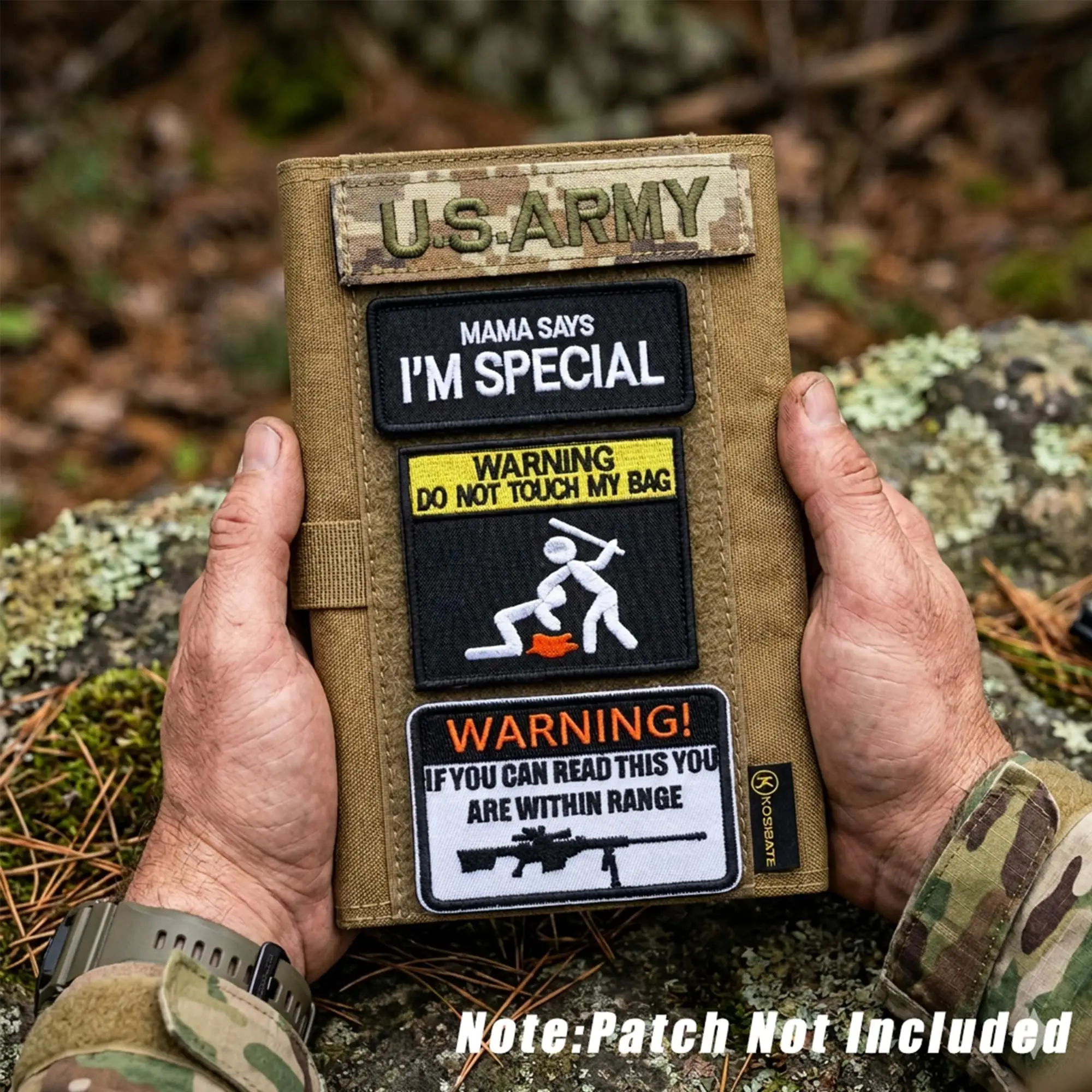 Tactical Notebook Cover for 5.5 x 8 Military Log Book Journa