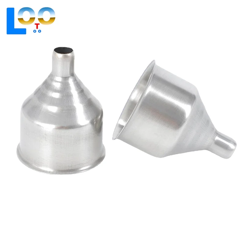 Воронка из нержавеющей стали, портативная мини-воронка с маленьким горлышком, барная винная колба, универсальная воронка с длинным горлышком, кухонный аксессуар