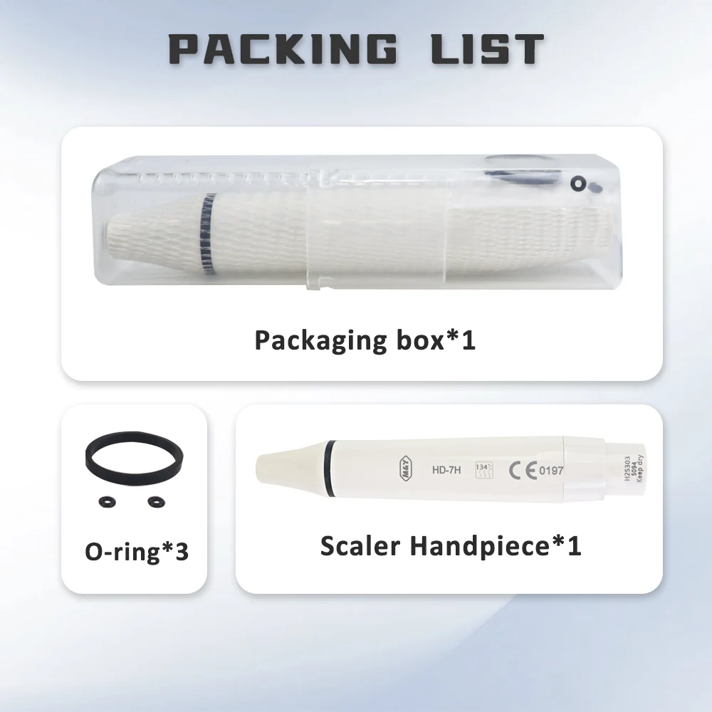 Dental Ultrasonic Scalers Detachable Handpiece HD-7H Fit D*E S*telec Tips Dentistry Calculus Oral Cavity Clean Tools