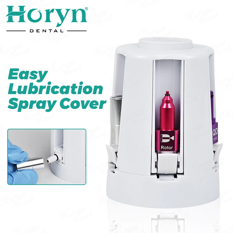 Horyn Portable Dental Handpiece Lubrication Machine Oil Spray Lubricator Automatic Maintenance Unit for Dentist Tools