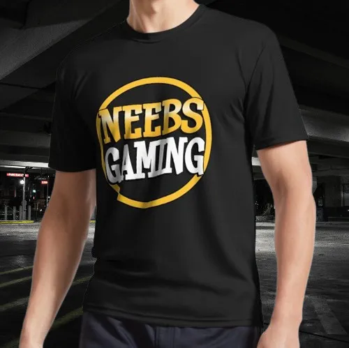 Neebs Gaming Logo Circle Active T-Shirt Funny Size Mode American T-shirt