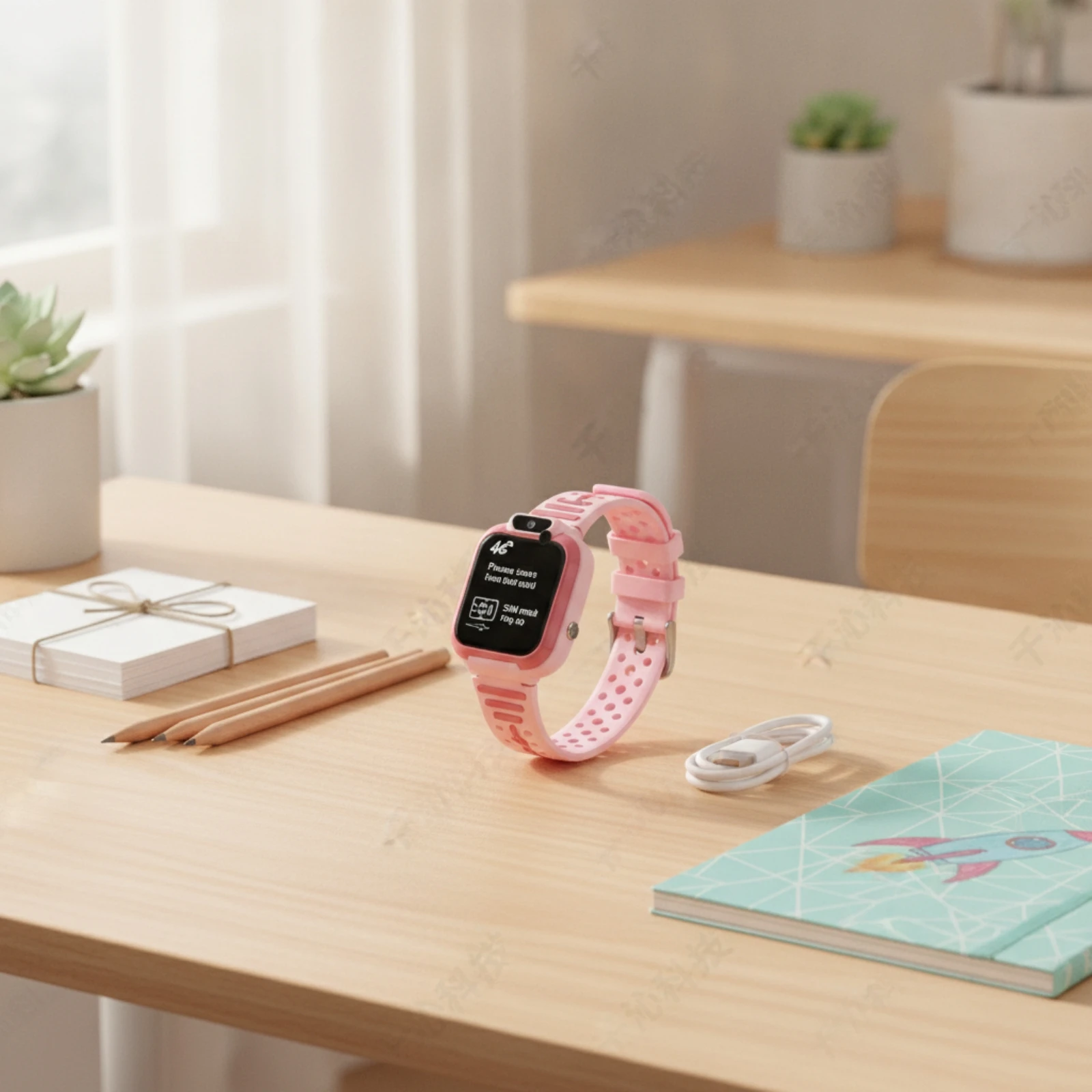 4G Smartwatch Waterproof Smartwatch with Camera Location Tracker Tracker Watch Long Battery Life Large Storage for Children