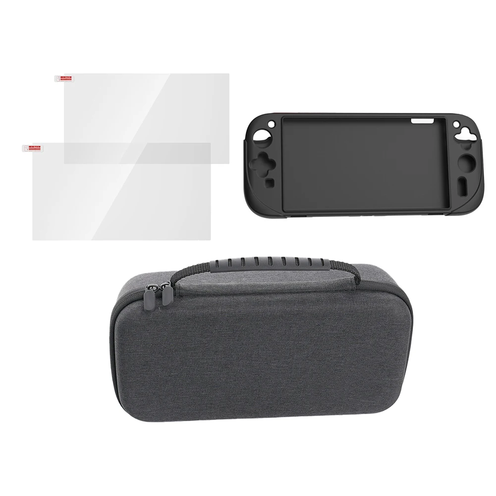 

Game Console Storage Kit for Nintendo Switch2 with Protective Cover Tempered Glass Shield and Game Card Holder