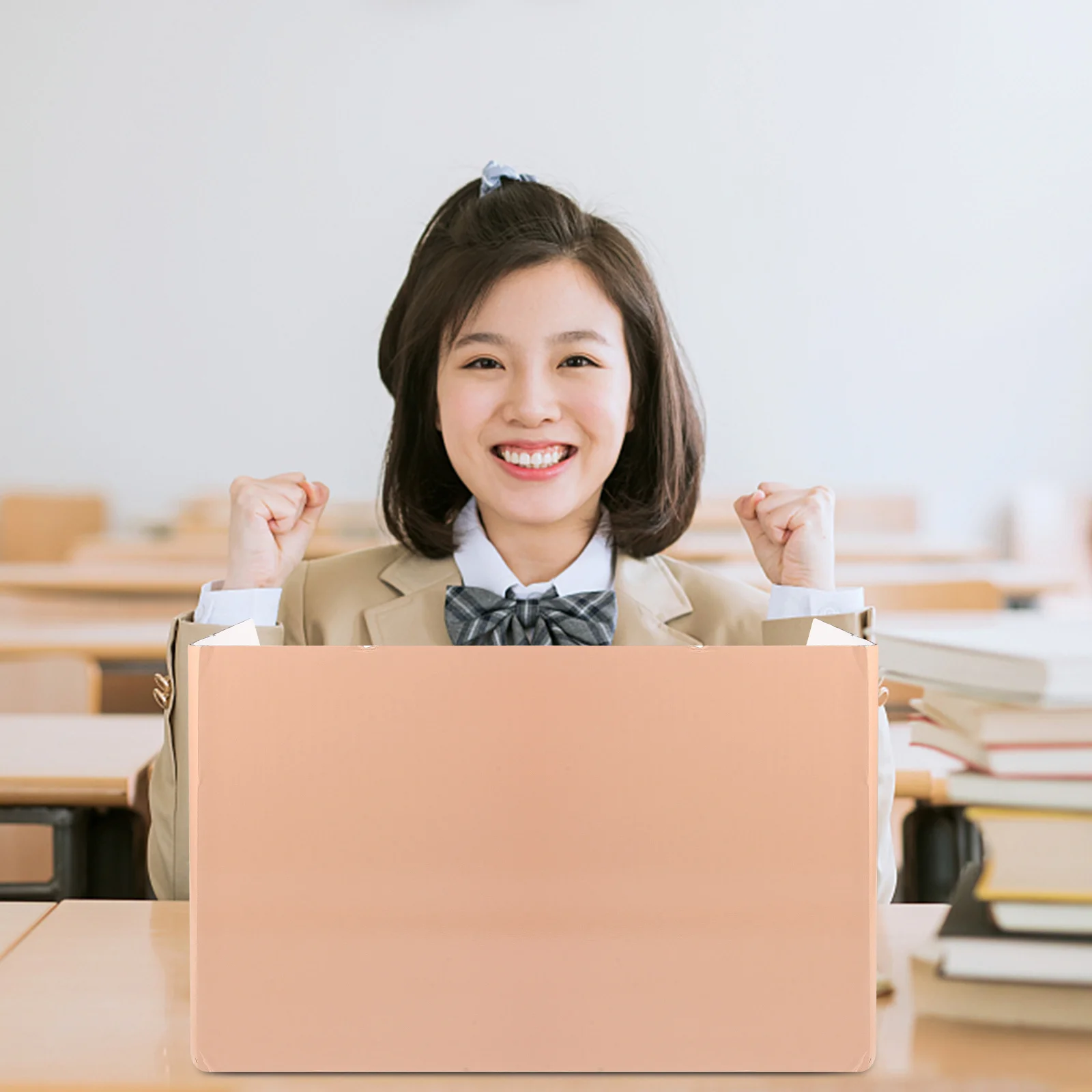 5Pcs Desk Divider Privacy Shield Board Portable Sneeze Guard for Office School Bank Countertop Barrier Protective Panel