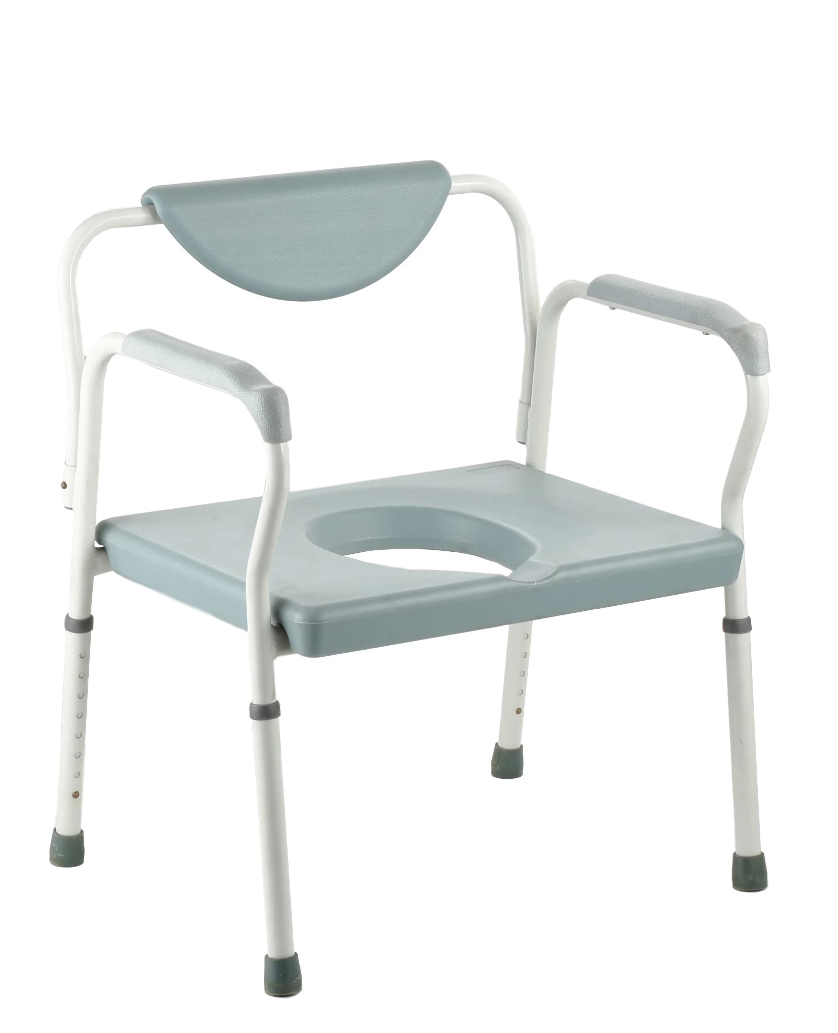 Chaise de commode réglable en hauteur, siège en acier pour personnes handicapées, cadre de toliet, nouveau style