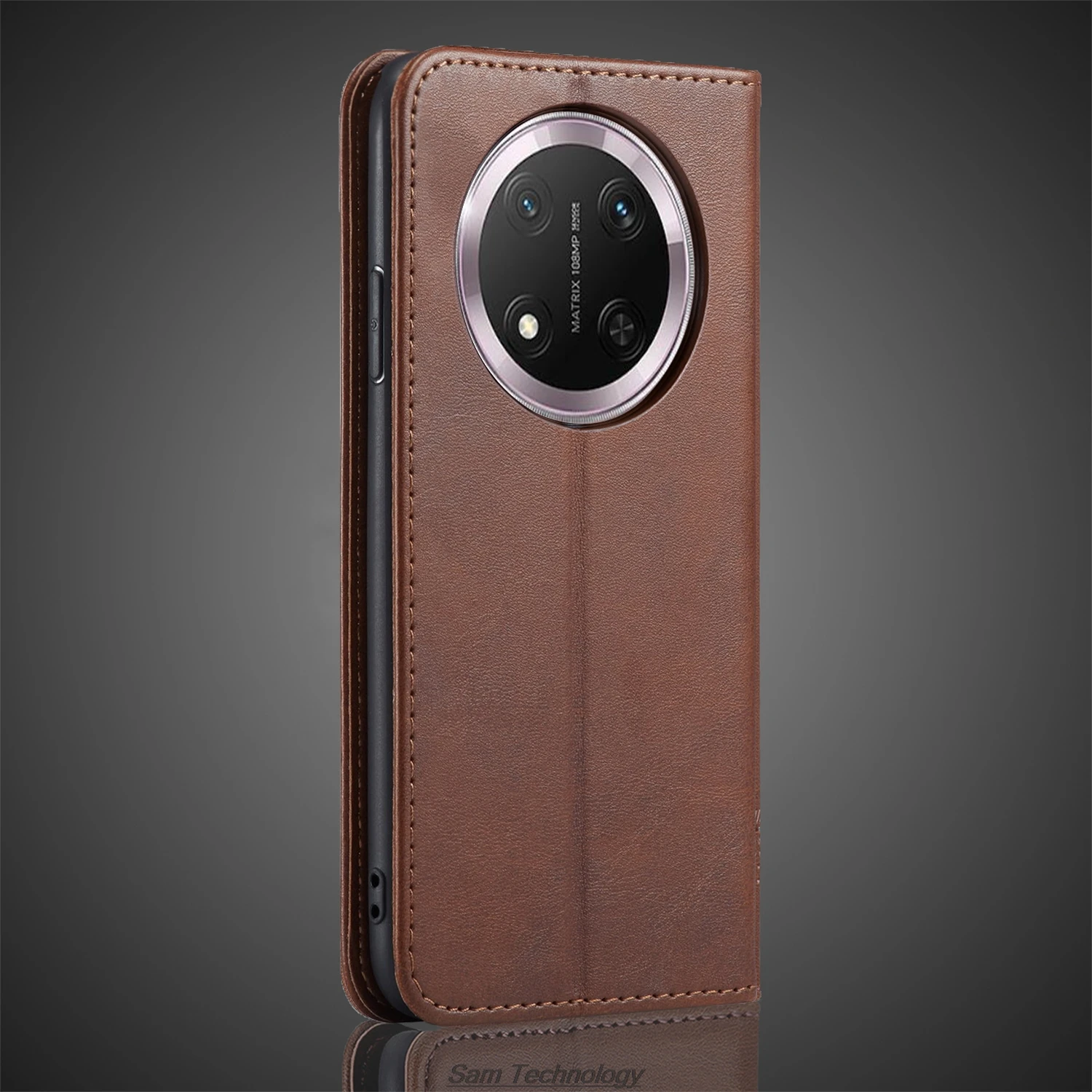 Magnetic attraction Leather Case for Huawei Honor X9C Holster Flip Cover Case Wallet Phone Bags Capa Fundas Coque