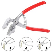 Alloy Canvas Stretching Pliers Spring Handle for Stretcher Bars Artist Framing Tool 12CM Width Red Shank Oil Painting Tool