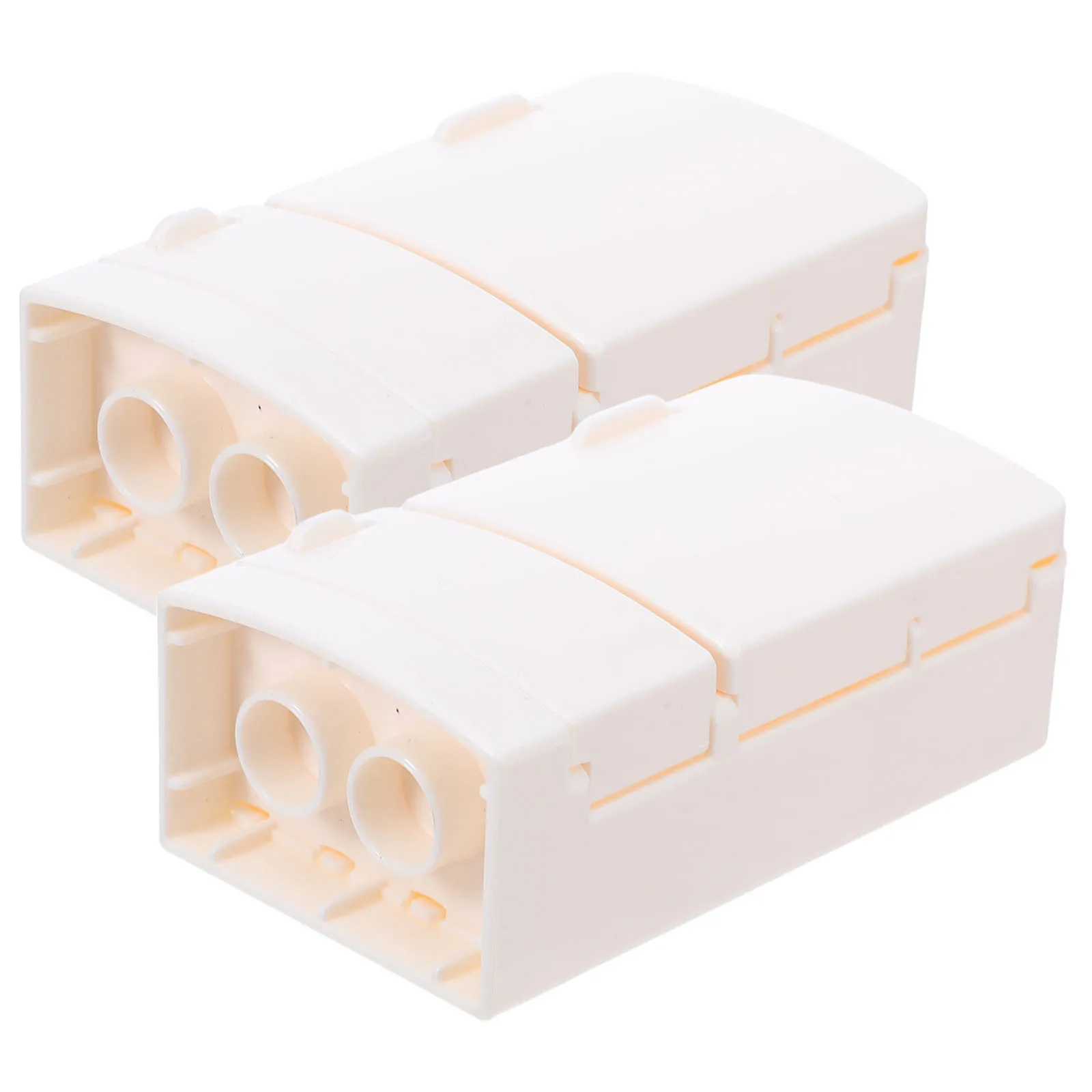 Giocattolo da frigorifero in miniatura da 2 pezzi: frigorifero in plastica di simulazione realistica per l'accessorio di finzione della cucina della casa delle bambole