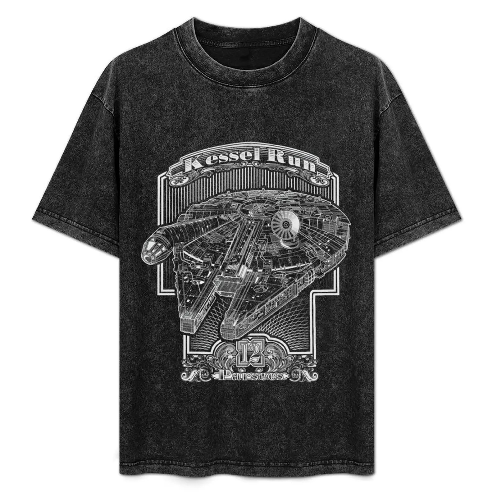 Camiseta clásica Kessel Run, camiseta básica de algodón suave al tacto