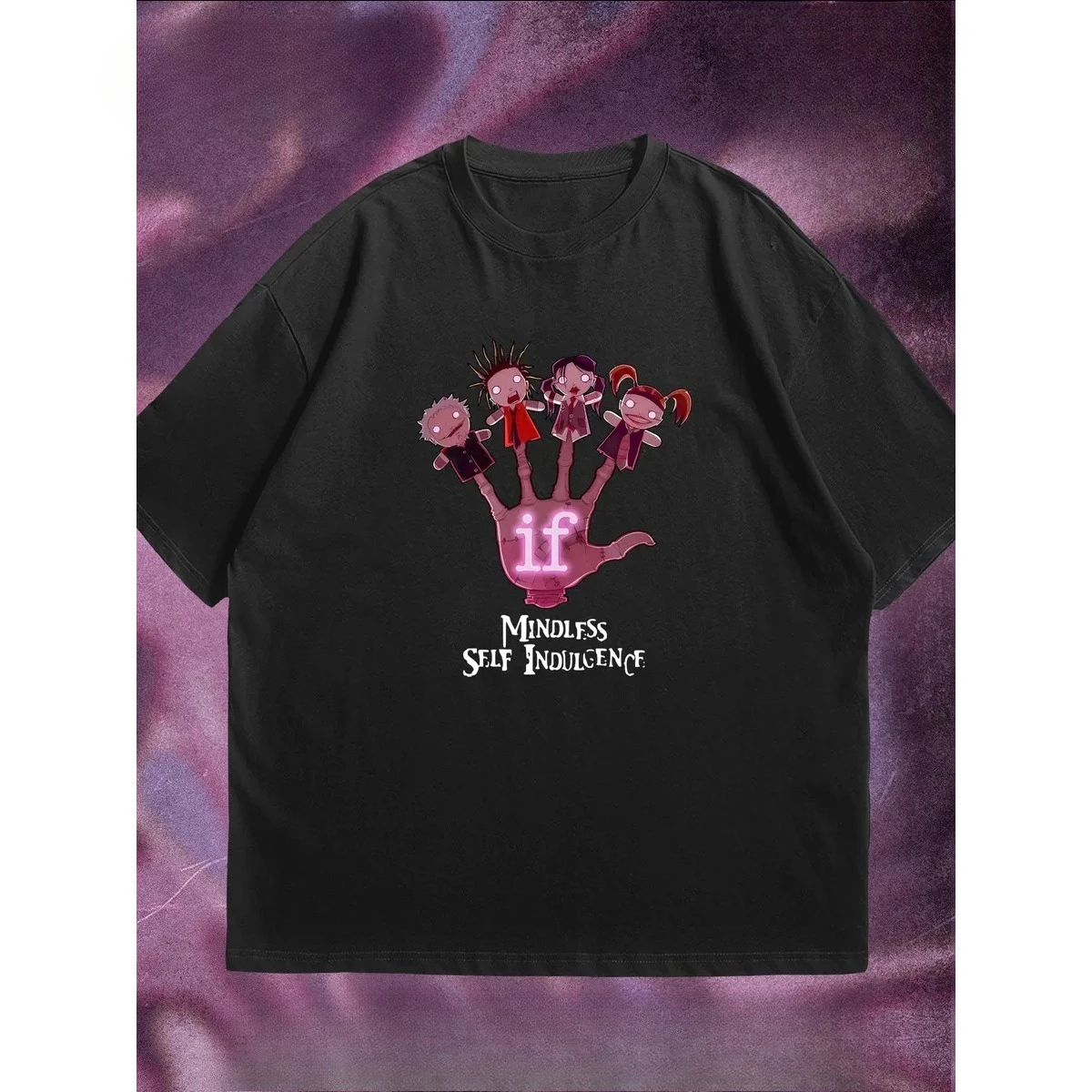 Mindless Self Indulgence Graphic T-shirt Unisex Cotton Rock Band MSI Short Sleeve Punk Men's and Women's Y2K Streetwear Tee