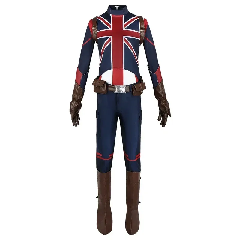 

Carter What If Movie Cosplay Costume British Captain Outfits Halloween Cosplay Carter Battle Clothing