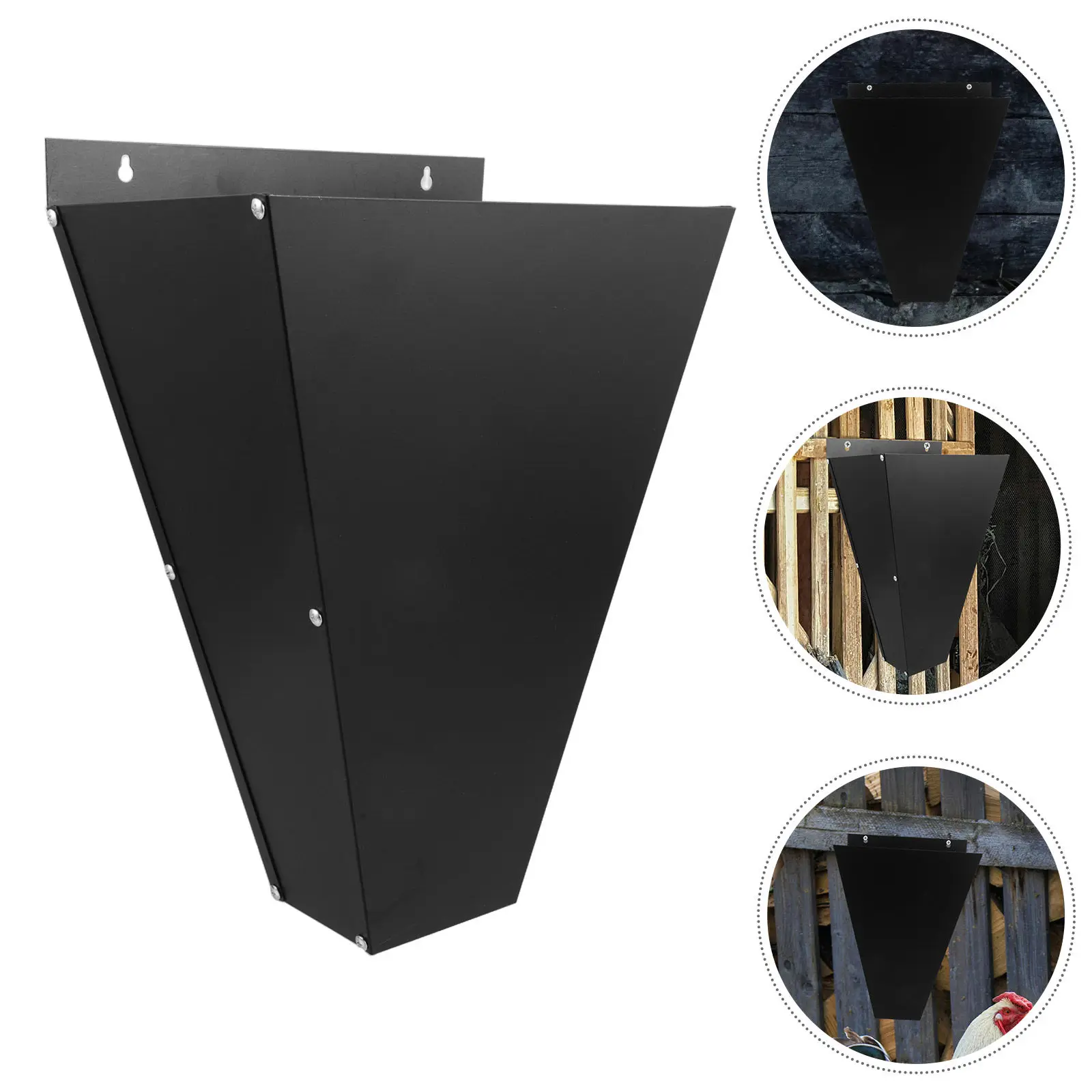 

Metal Poultry Slaughtering Cones Easy Install Durable Chicken Killing Funnel Efficient Size Identification Tool For