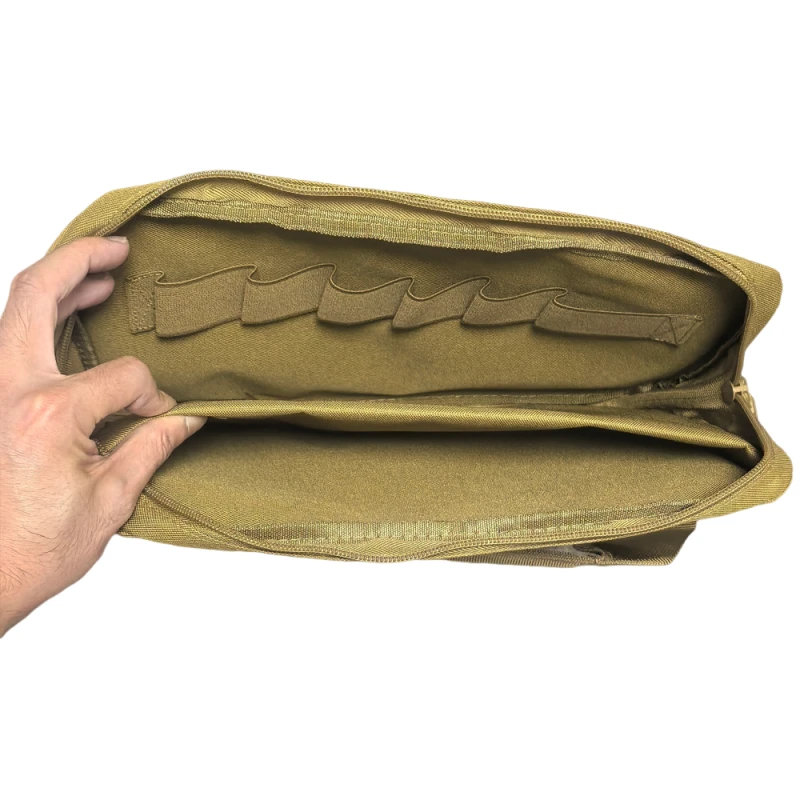 Padded Organizer Storage Case, Soft Zipper Carrying Pouch with Multiple Compartments for Tools, Gadgets and Outdoor Accessories
