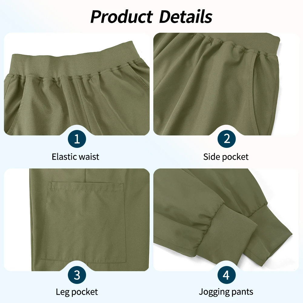 Veelkleurige Ziekenhuis Arts Werkkleding Medisch Verpleegster Uniform Vrouwen Scrubs Top + Broek Huisdier Klinische Chirurgie Set Schoonheid Uniformen S-XXL