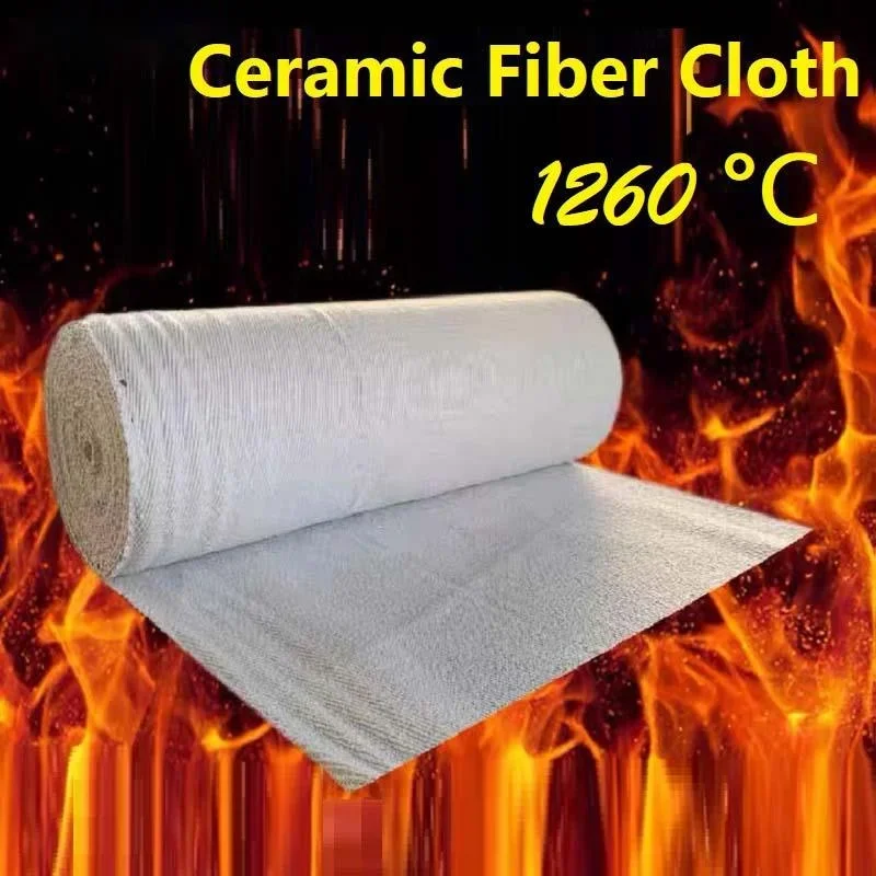 Heat Insulation Fireproof Cloth High Temperature Resistant Aluminum Silicate Eectric Welding Fireproof Fiber Cloth