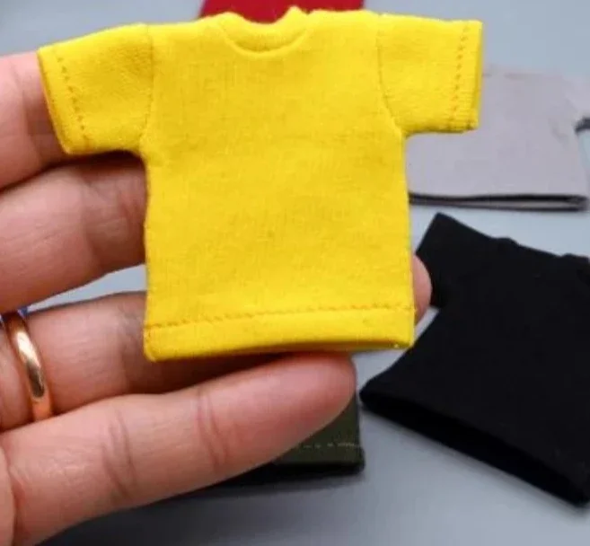 1/12 Maßstab Mehrfarbige Lang-/Kurzarm-Weste T-Shirt Männliche Kleidung Modell für 6" Shf Figma NOTAMAN Actionfigur Körper – Detail 21