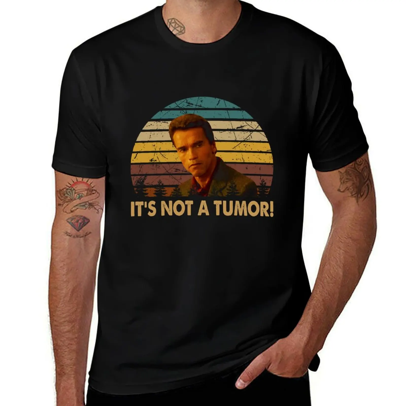 It's not a tumor character poster T-Shirt cheap stuff customizeds summer 2025 black t shirts for men