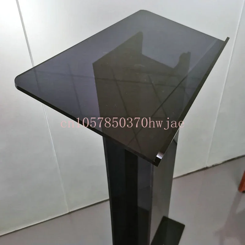 Acrylic Plexiglass Conference Podium Black Acrylic School Podium