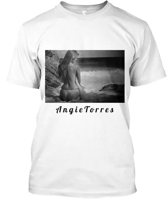 Angie Torres Exclusive Picture T-Shirt Made in the USA Anime Pattern Clothing Cotton Short SleeveAnime Graphic T-shirts for Men