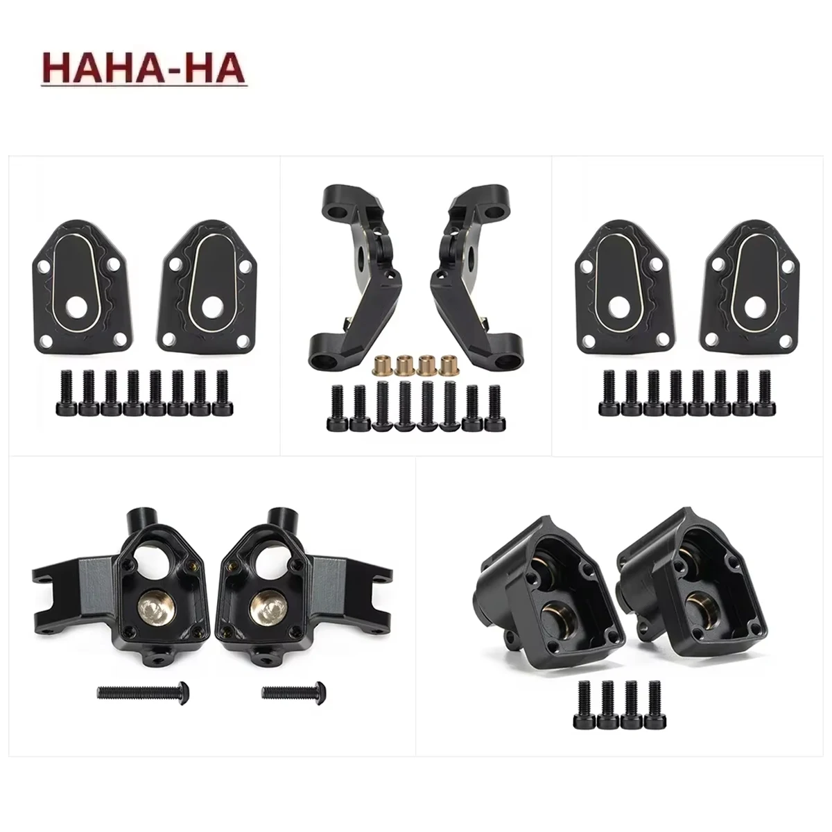 

Латунные грузики, блоки ролика поворотного кулака, портальные крышки, корпус оси для радиоуправляемого гусеничного автомобиля 1/18 UTB18 Capra, дополнительные детали