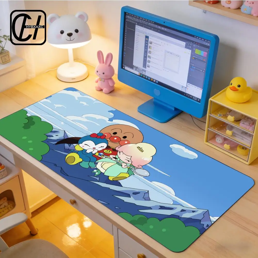 Cartoon A-Anpanman Mouse Pad E-Sports Gaming Mouse Pad Oversize Personalized Desk Pad Keyboard Mouse Pad Carpet