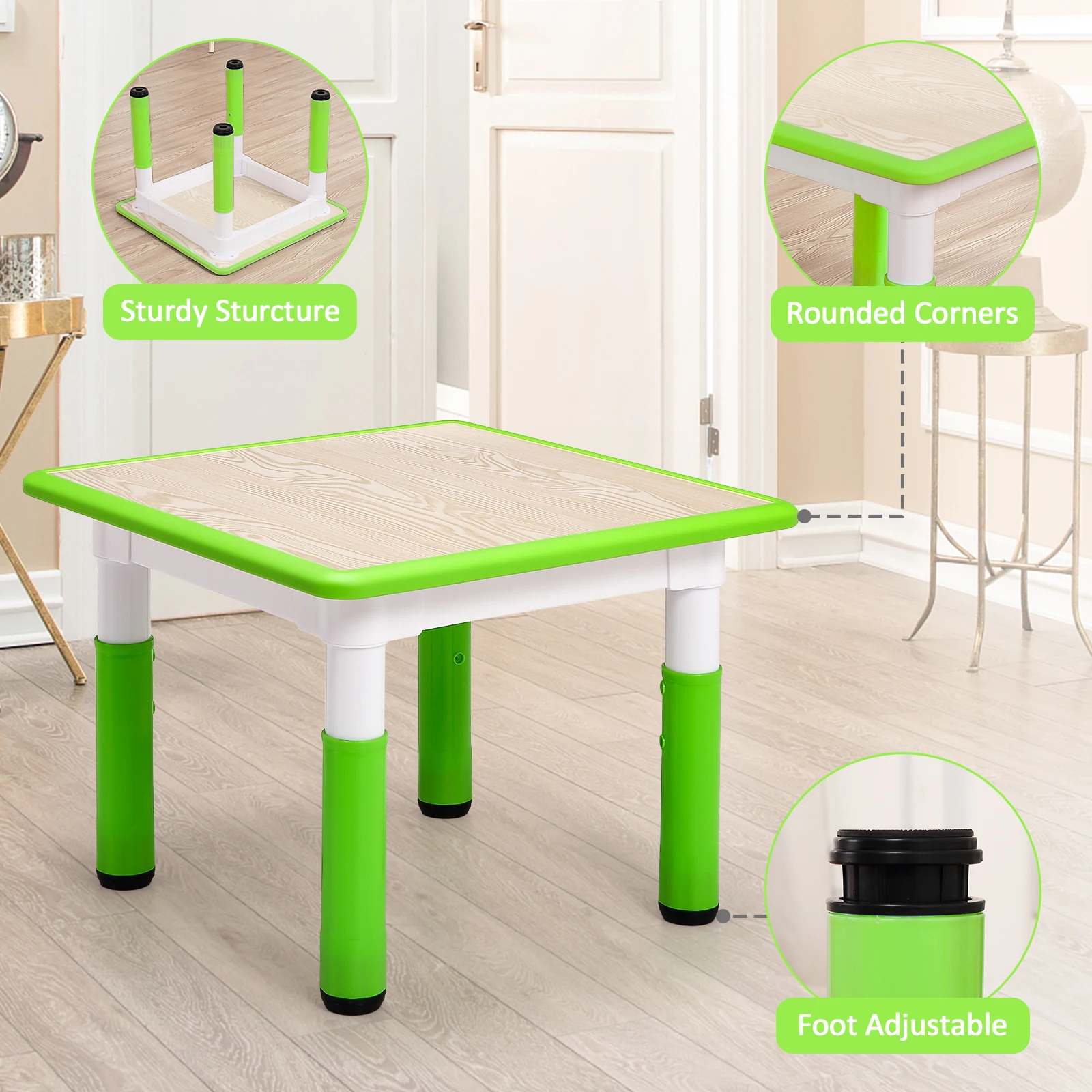 Ensemble table et 4 chaises po - Kids Outdoor Table And Chair Set avis et prix