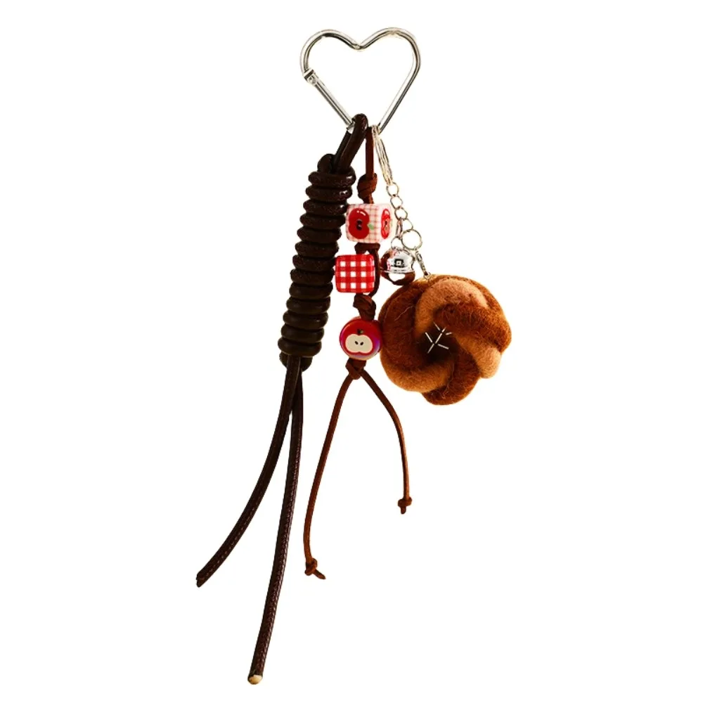 

Simulated Hot Dog Cookie Y2K Simulated Bread Pendant Decorative Accessories Bag Hanging Korean Ins Keychain Y2K Korean Style