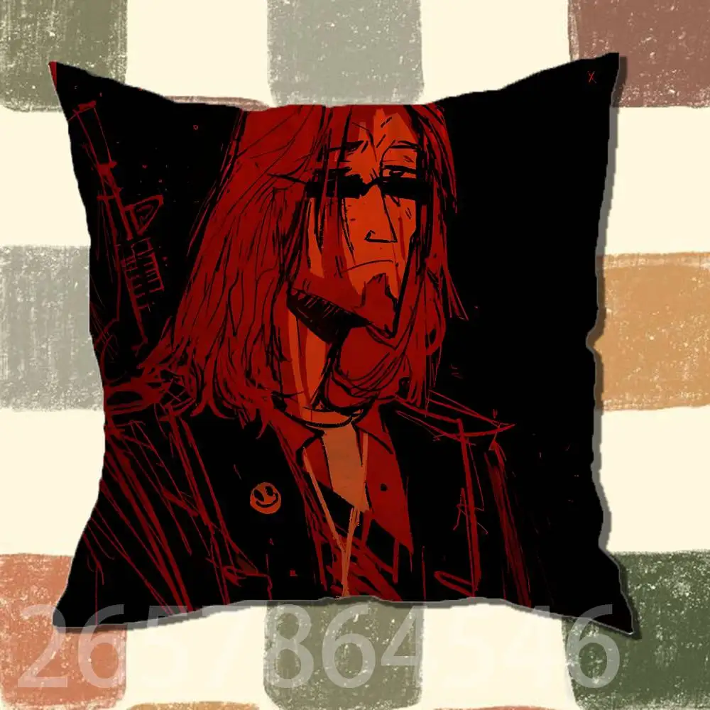 T-The Postal Dude Printed Pillow Cover Cushion Case Simple Sofa Pillow Case No Pillow Core