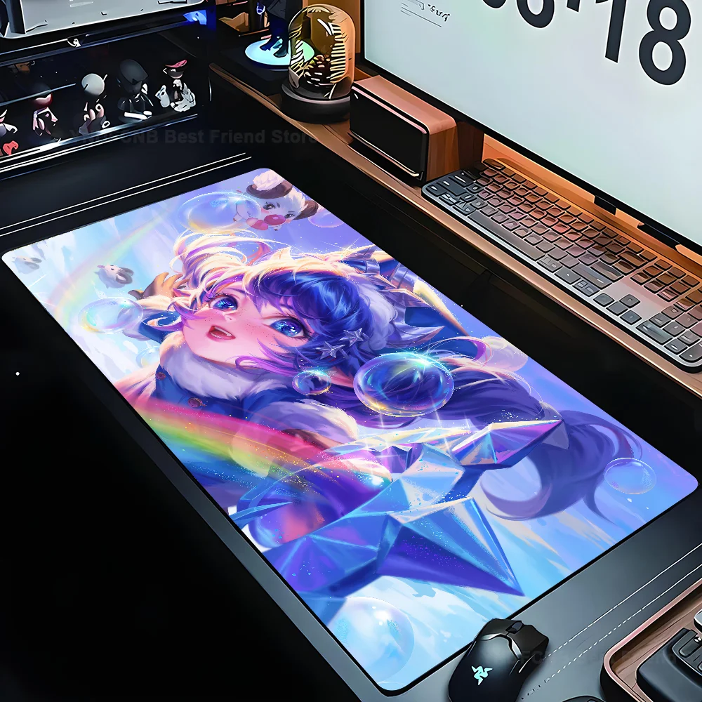 

Lulu League of Legends Mousepad Mouse Mat Desk Mat With Pad Gaming Accessories Prime Gaming XXL Keyboard Pad