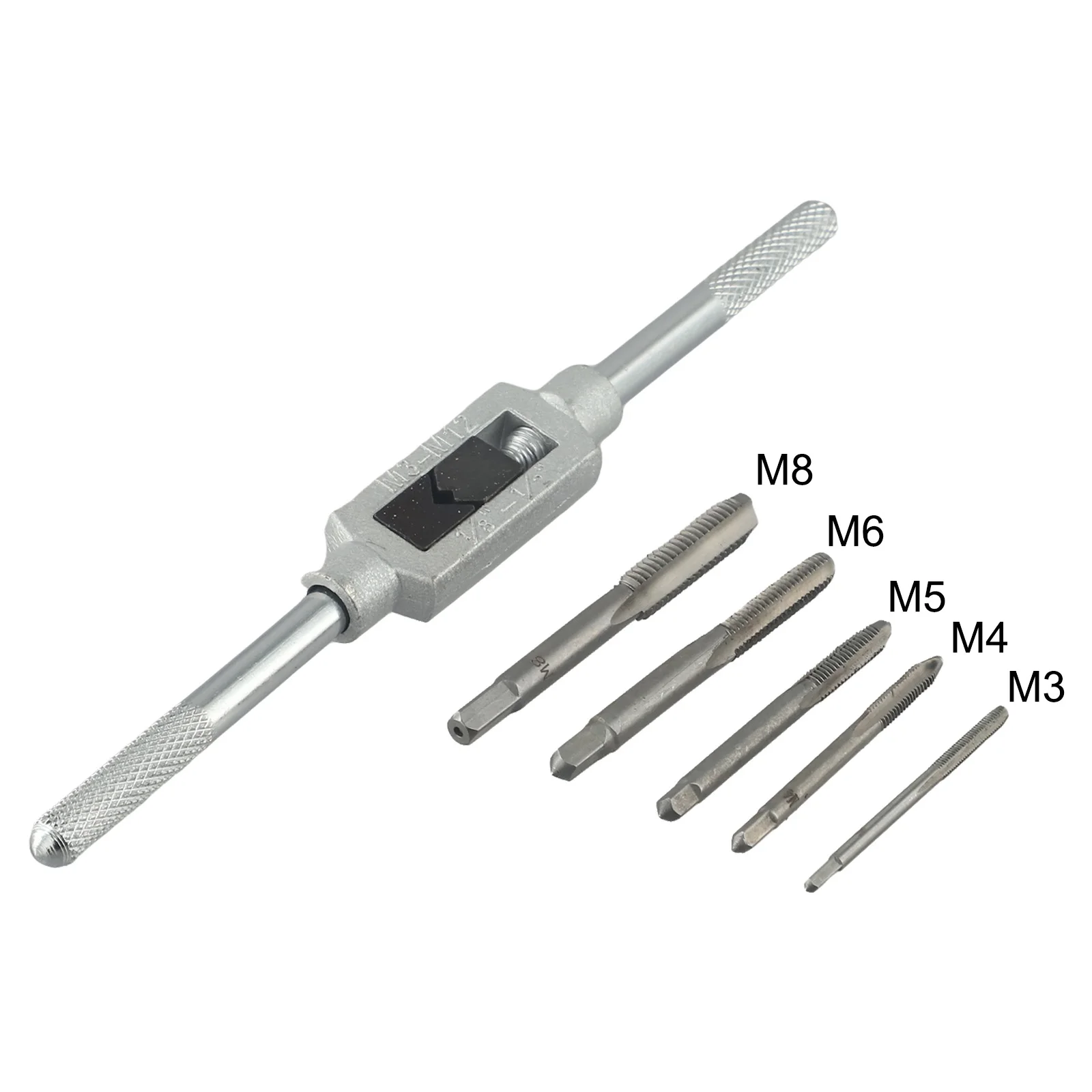 

Bearing Steel Tap Adjustable Ratchet Tap Adjustable Ratchet Anti-Slip Handle Enduring Bearing Steel Efficient Tapping