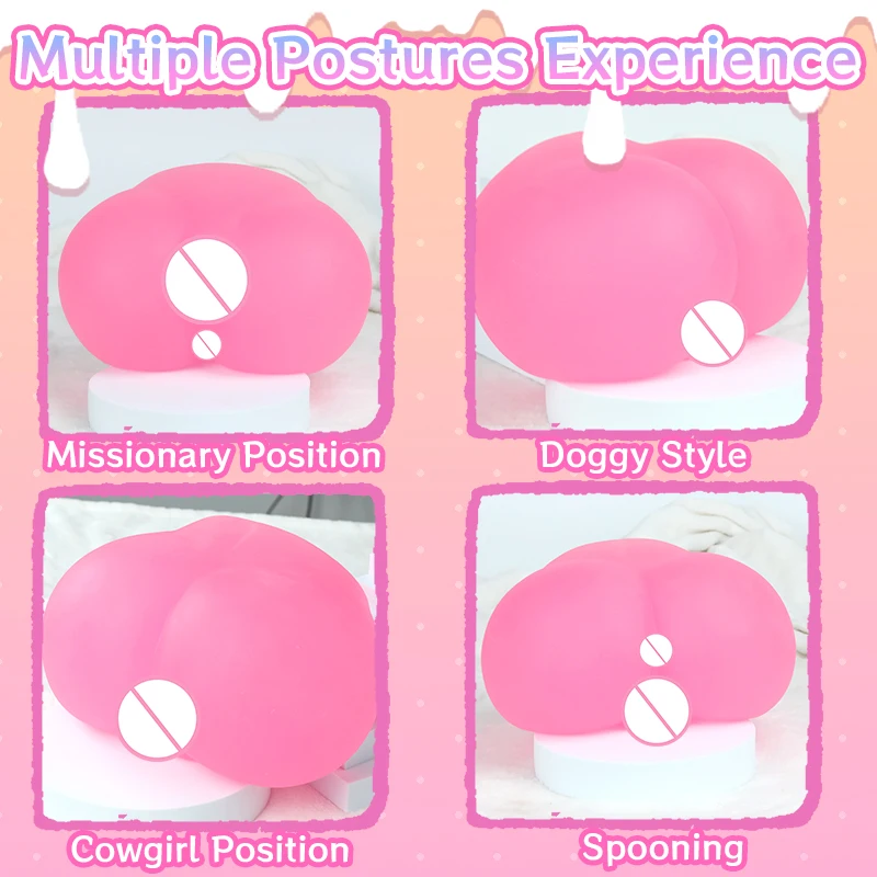 YUU-Muñeca sexual realista para hombres, culo falso, masturbador masculino, Vagina, Anal, transparente, 3D, Anime, rosa, Slime, culo grande