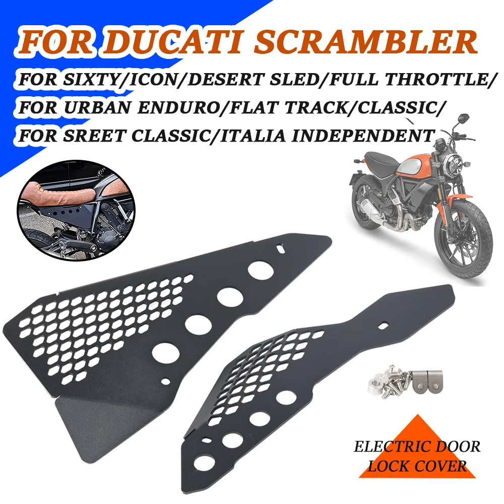 

For Ducati Scrambler 800 Icon Sixty Side Fairing Guard For Ducati Scrambler800 Scrambler 400 020 Frame Cover Panel Protector