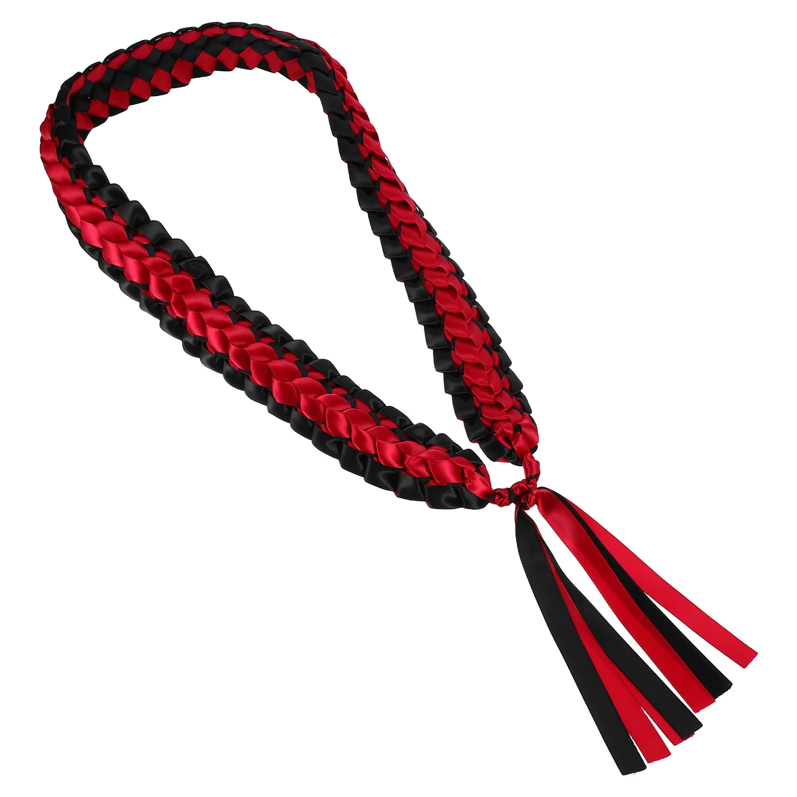 شريط التخرج ليس منسوج يدويًا من البوليستر المضفر إكليل الرقبة لملحقات حفلات التخرج في المدرسة الثانوية #6