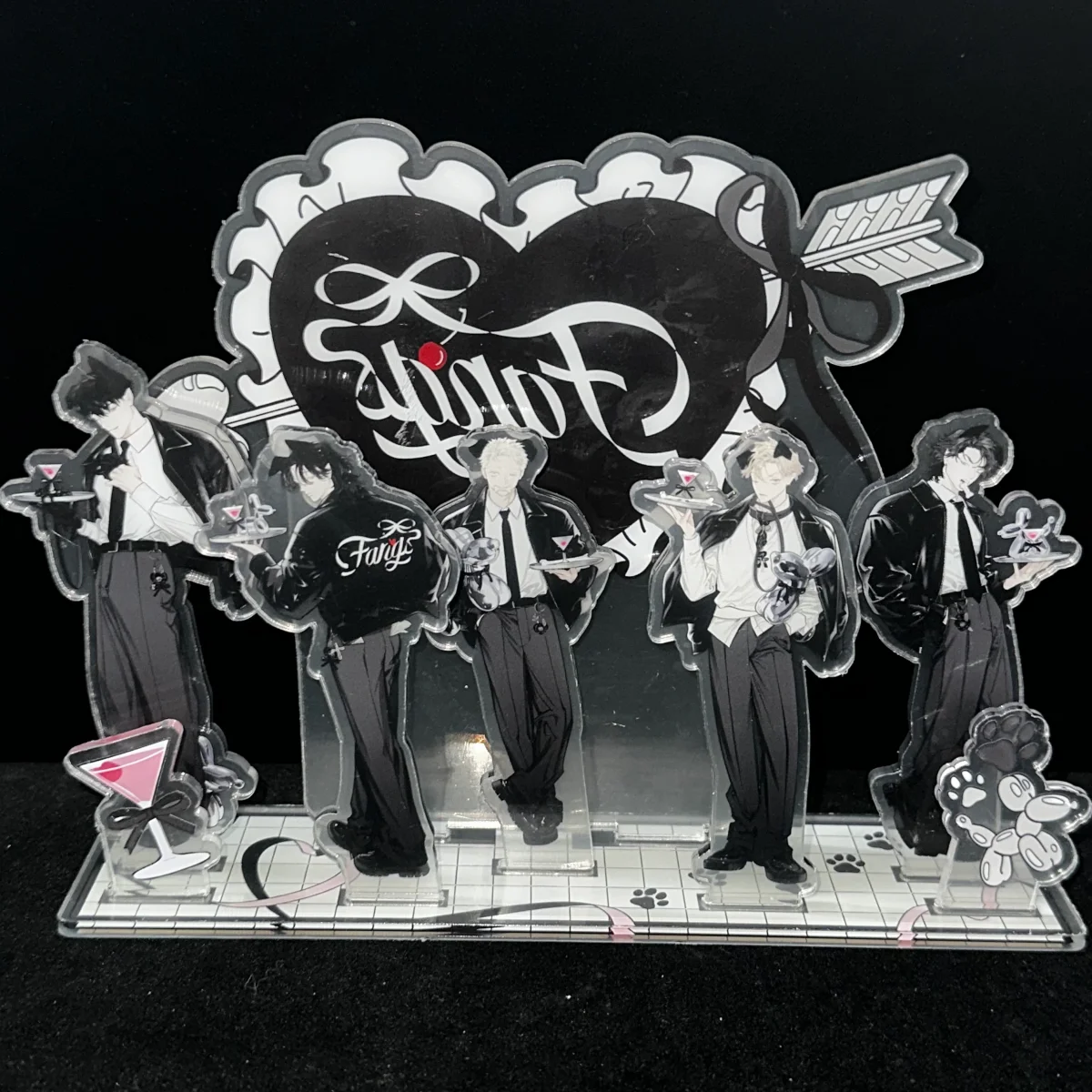 Anime FANGS 15cm New Acrylic Stand Ich Kai Halloween Gift Window Display Rack Vampire Anime Desk Decor Keychain