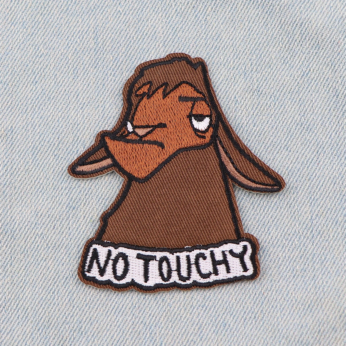 Funny Donkey Embroidery Patch Iron On Patches for Clothing Thermoadhesive Patches Cartoon Cute Patches On Clothes Badge DIY Sew