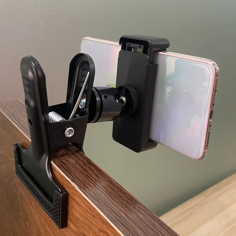 Guitar Holder Shooting Mobile Phone Clip Recording Video Kalimba Thumb Piano Mobile Phone Holder Universal Gimbal Strong Clip