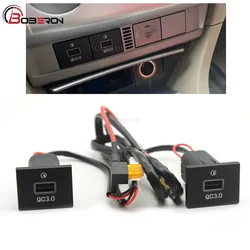 Double USB Socket Fast Car Charger Quick Charge Phone Charging Adapter For Ford Focus 2 Mk2 2009 2010 2011 Car Accessories