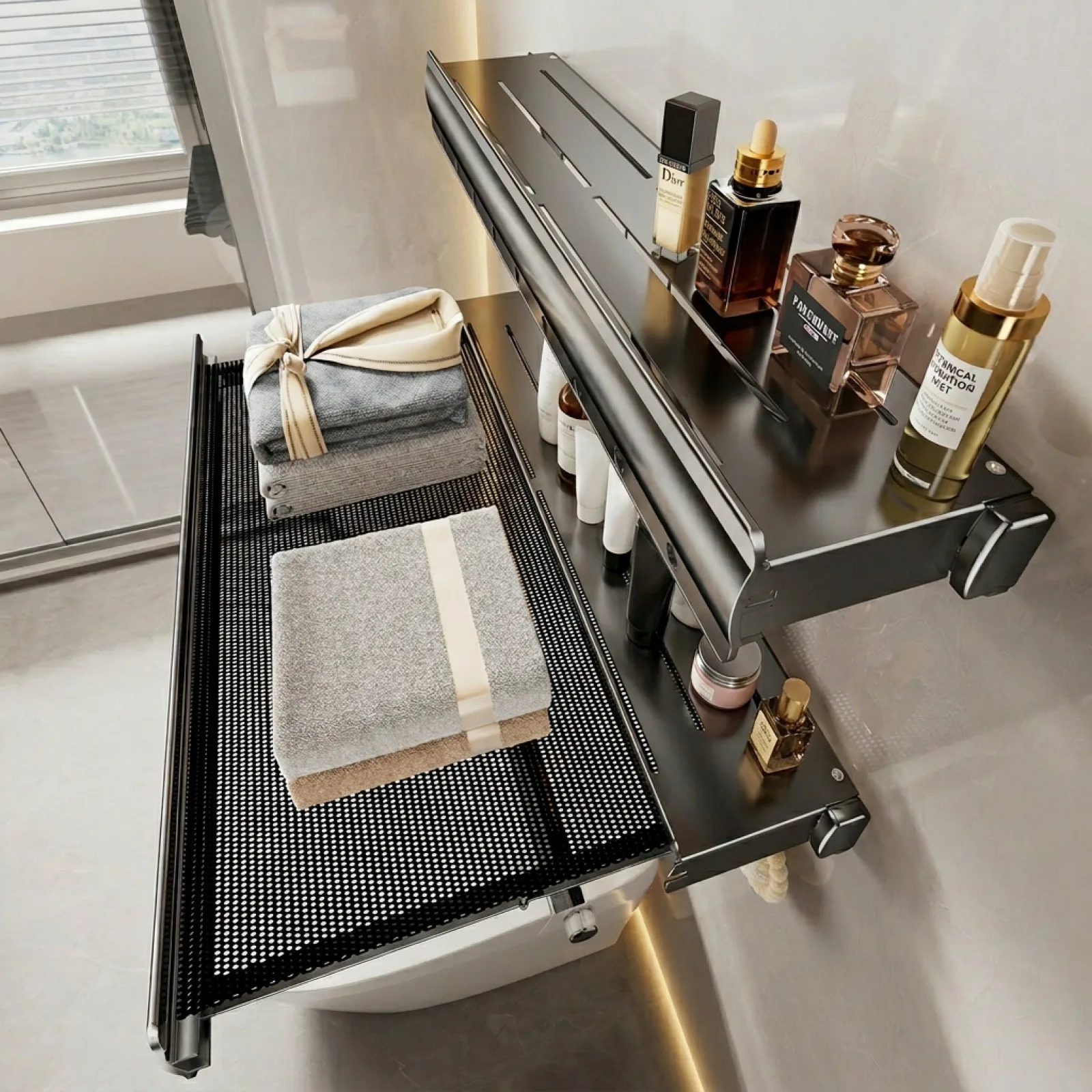 porte-chapeaux-et-vetements-mural-pliable-organisateur-gain-de-place-avec-crochets-multiples-pour-la-salle-de-bain-le-balcon-et-l'entree