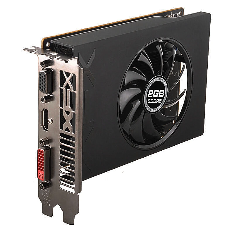 그래픽 카드 XFX Radeon R7 240A 2GB AMD RTX Modding pc용, R7 240A GDDR5 그래픽 스크린 카드 데스크탑 컴퓨터 GPU 중고