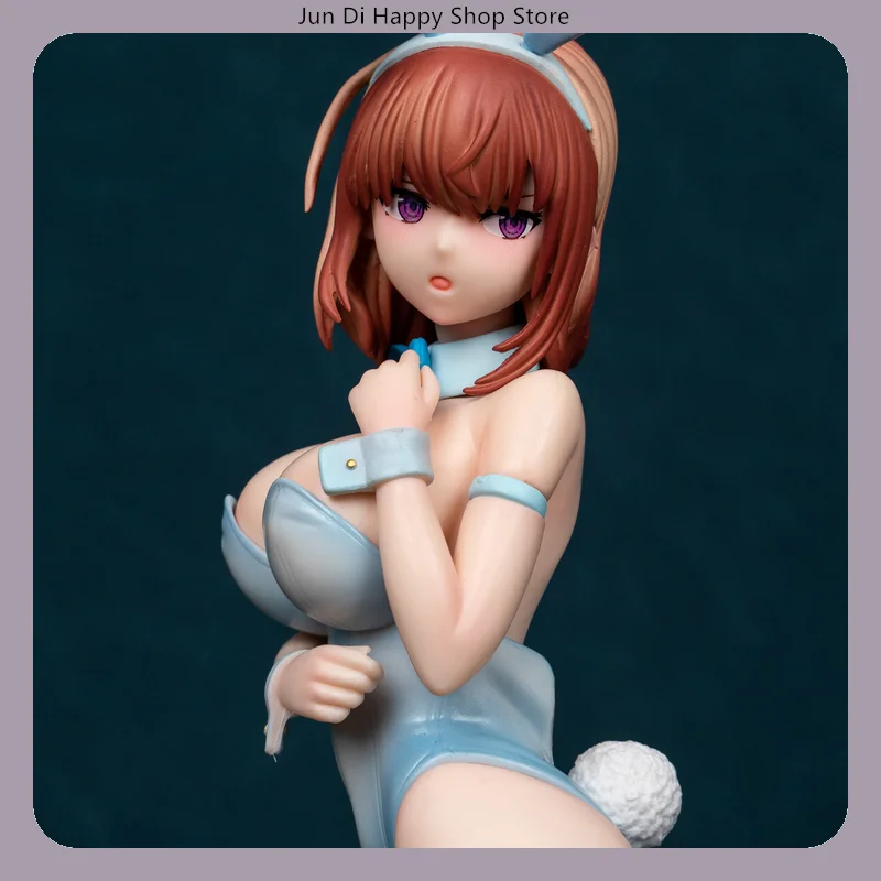 Zwart/Wit Bunny Girl Staande Pose Anime Figuur Model Standbeeld Collectie Desktop Decoratie Ornament Speelgoed Cadeau voor fans