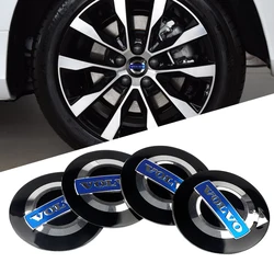 4Pcs 56mm Car Wheel Center Hub Caps Badge Stickers For Volvo R Design T6 AWD C30 C40 C50 C70 S40 S60 S70 S80 S90 V40 V50 V60