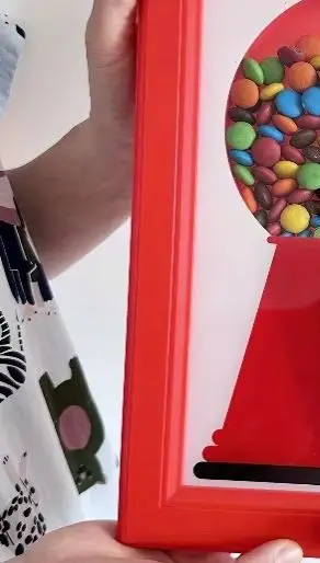 Linda máquina de chicles, marco de fotos, dulces y nueces, dispensación rápida, regalo de Navidad, solución ideal para exhibición y aperitivos