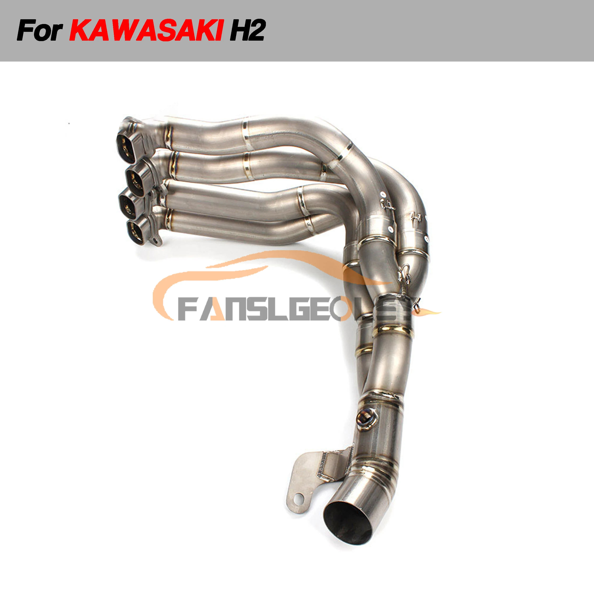 For KAWASAKI H2 Titanium Alloy exhaust pipe for motorcycle motorcycle accessories exhaust systems motorcycle exhaust muffler