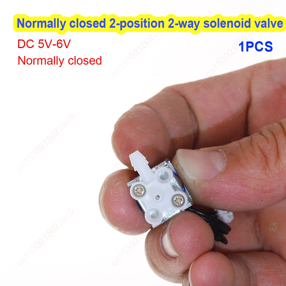 Normally Closed Air Valve 2-position 2-way Solenoid Valve DC 5V 6V Blood Pressure Monitor Beauty Device Electric Control Valve