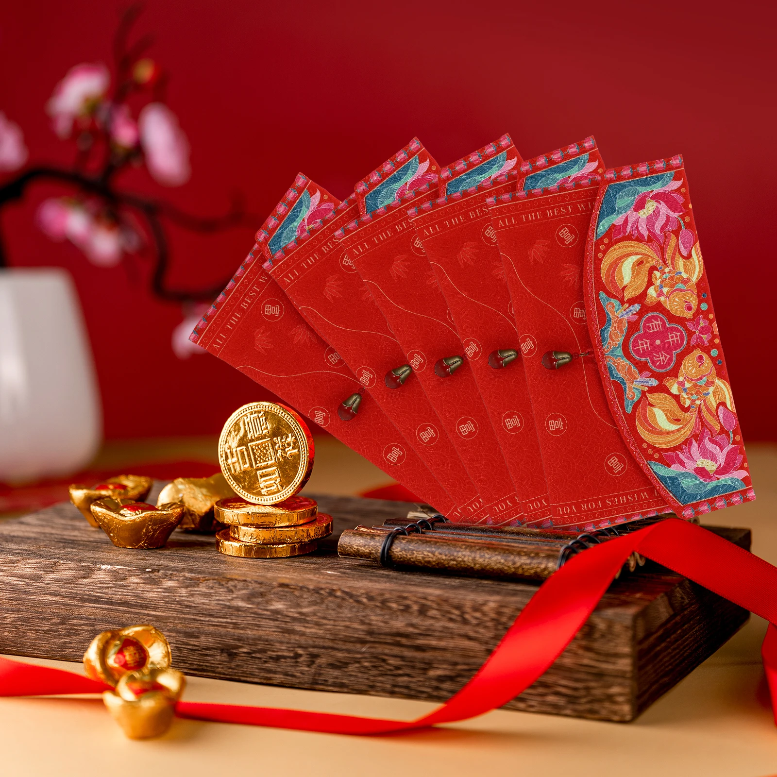

Exquisite Red Envelope Of The Festival Chinese New Year Money Pocket Premium Paper Packets Stain Resistant