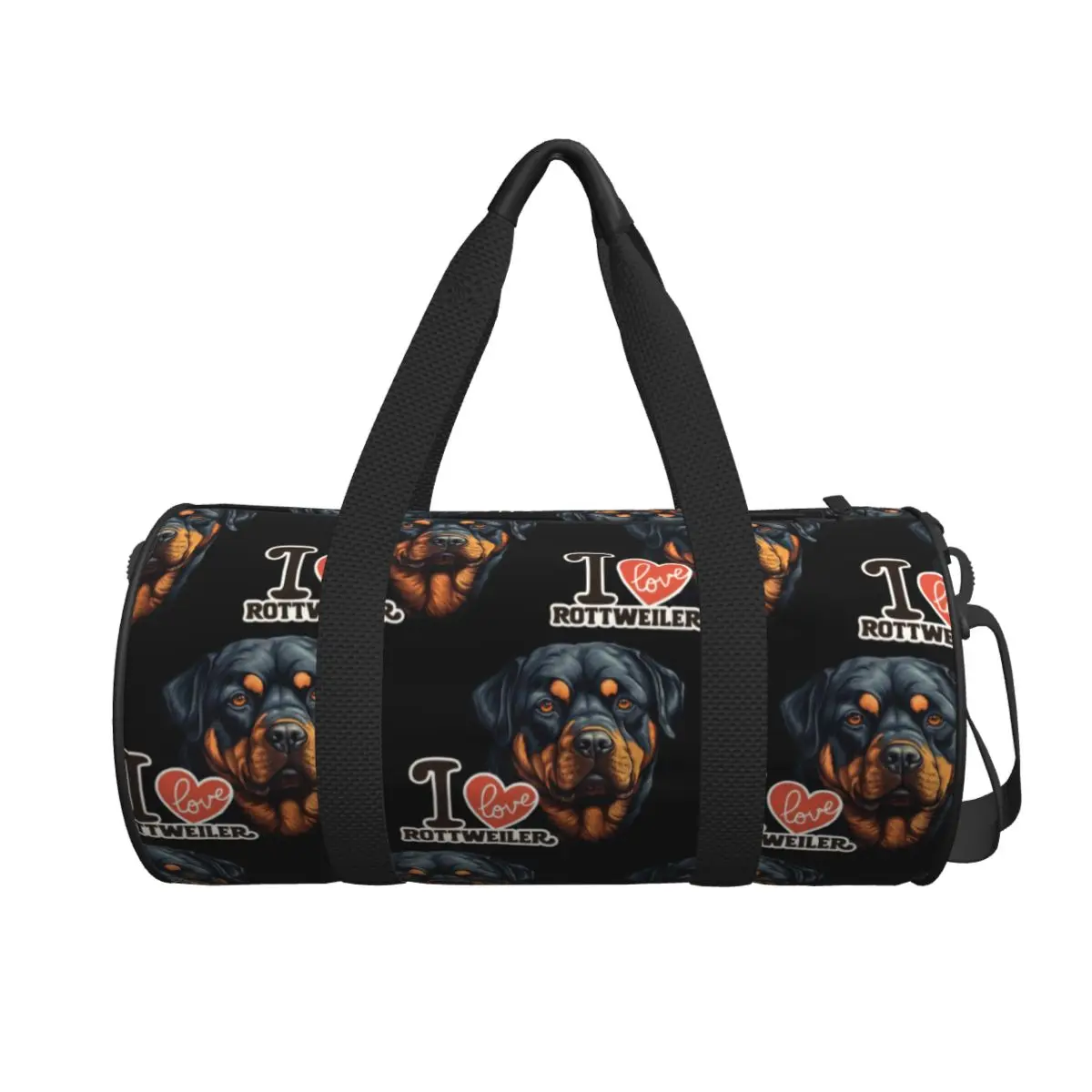 

Rottweiler Dog Large Duffle Gym Bag Multi-Functional Duffle Travel Bags Handbags Fitness bag