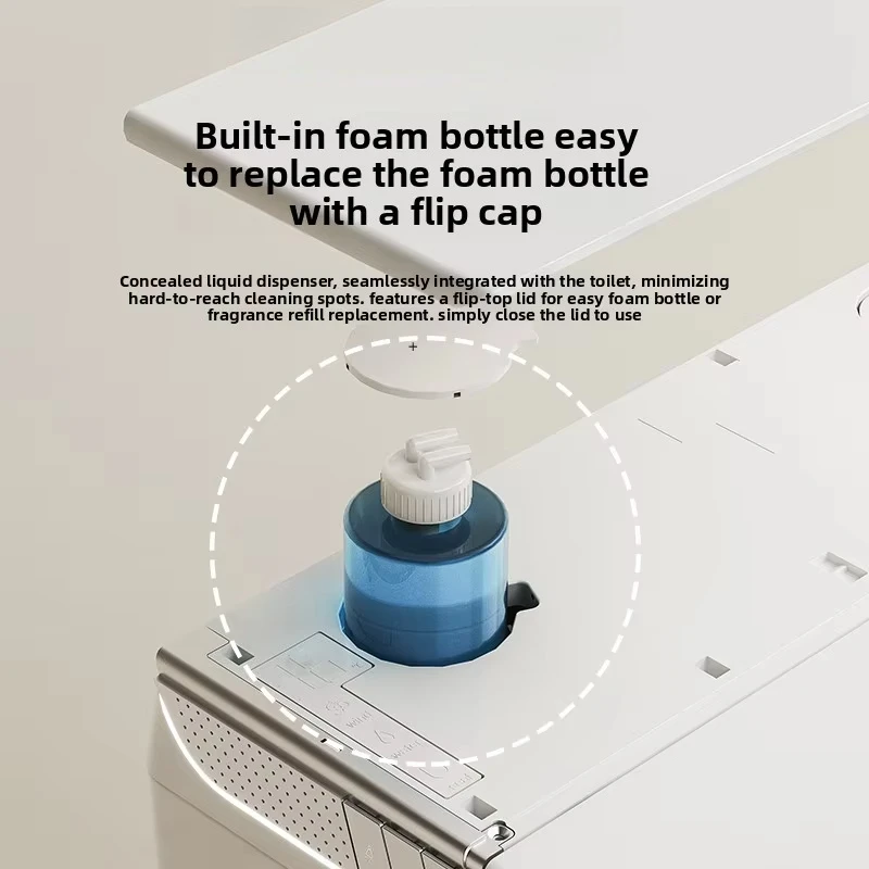 110V ~ articles sanitaires de conception moderne support mural arrière toilette intelligente tenture murale en céramique télécommande intelligente