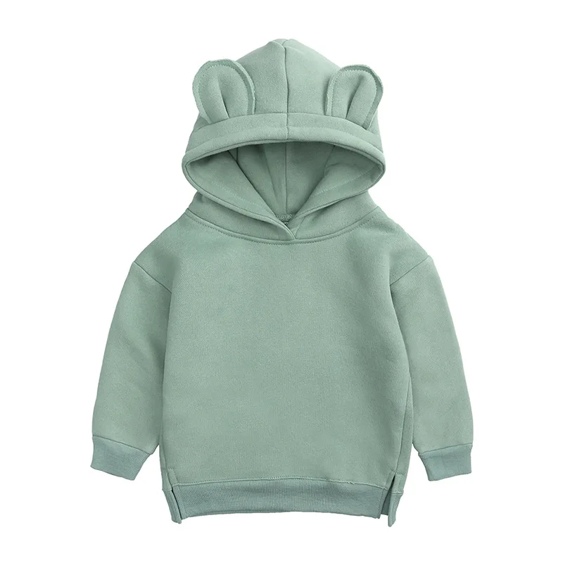 Sudadera con capucha de oso bordado personalizado para niños, nombre personalizado, Unisex, regalos para niños, ropa de bebé